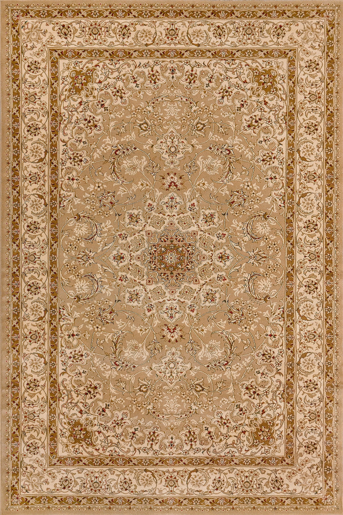 Legacy Traditional Yellow Classic Medium Pile Rug
