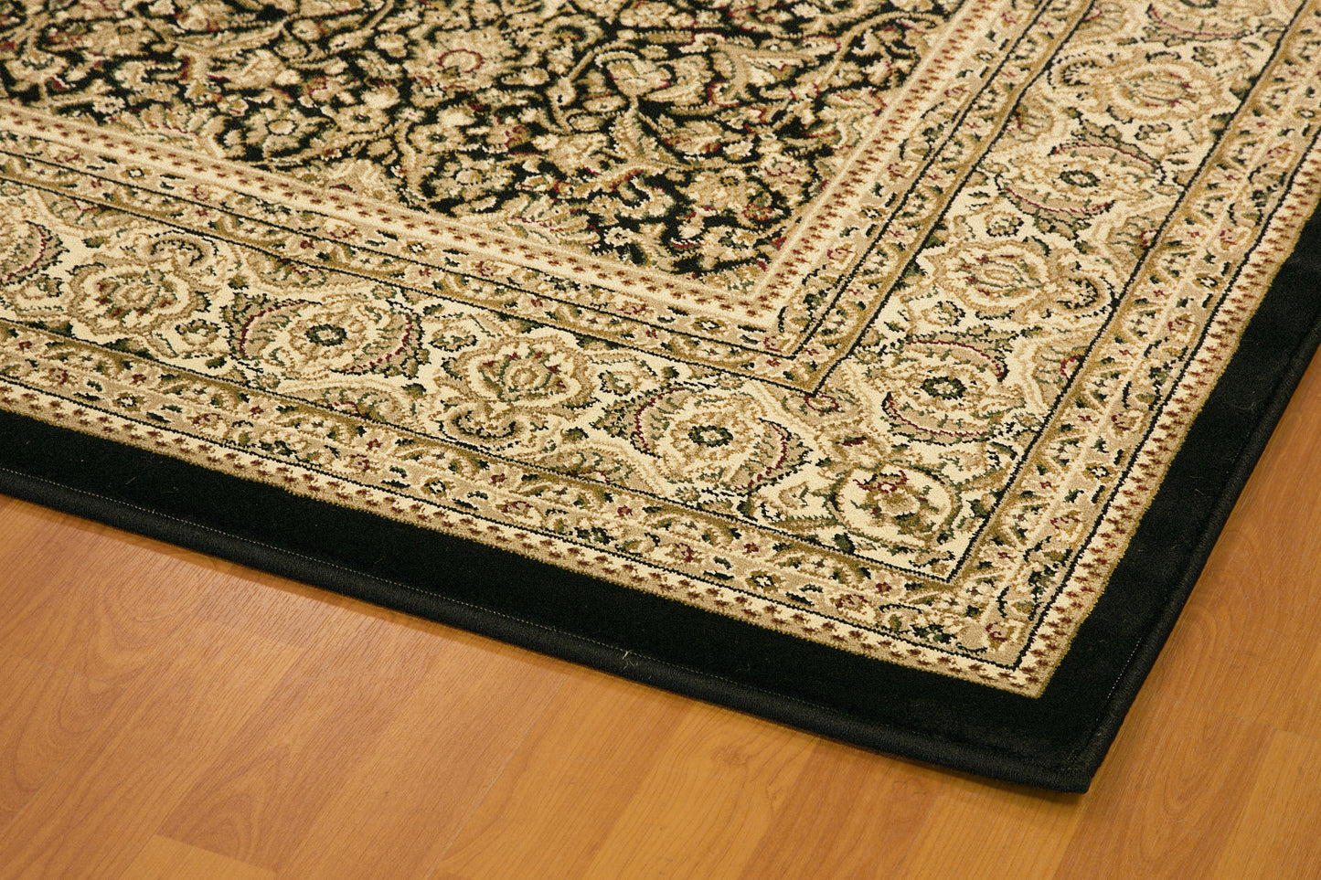 Legacy Traditional Black Classic Medium Pile Rug