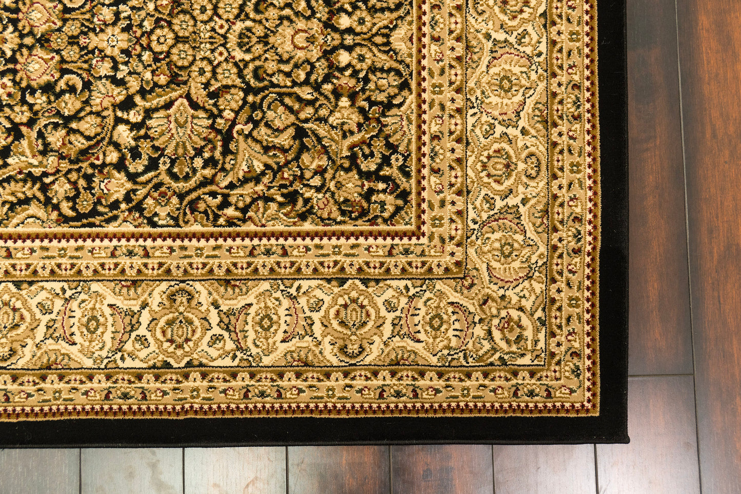 Legacy Traditional Black Classic Medium Pile Rug