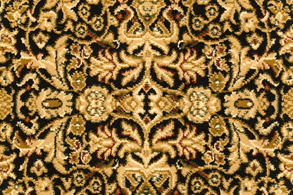 Legacy Traditional Black Classic Medium Pile Rug