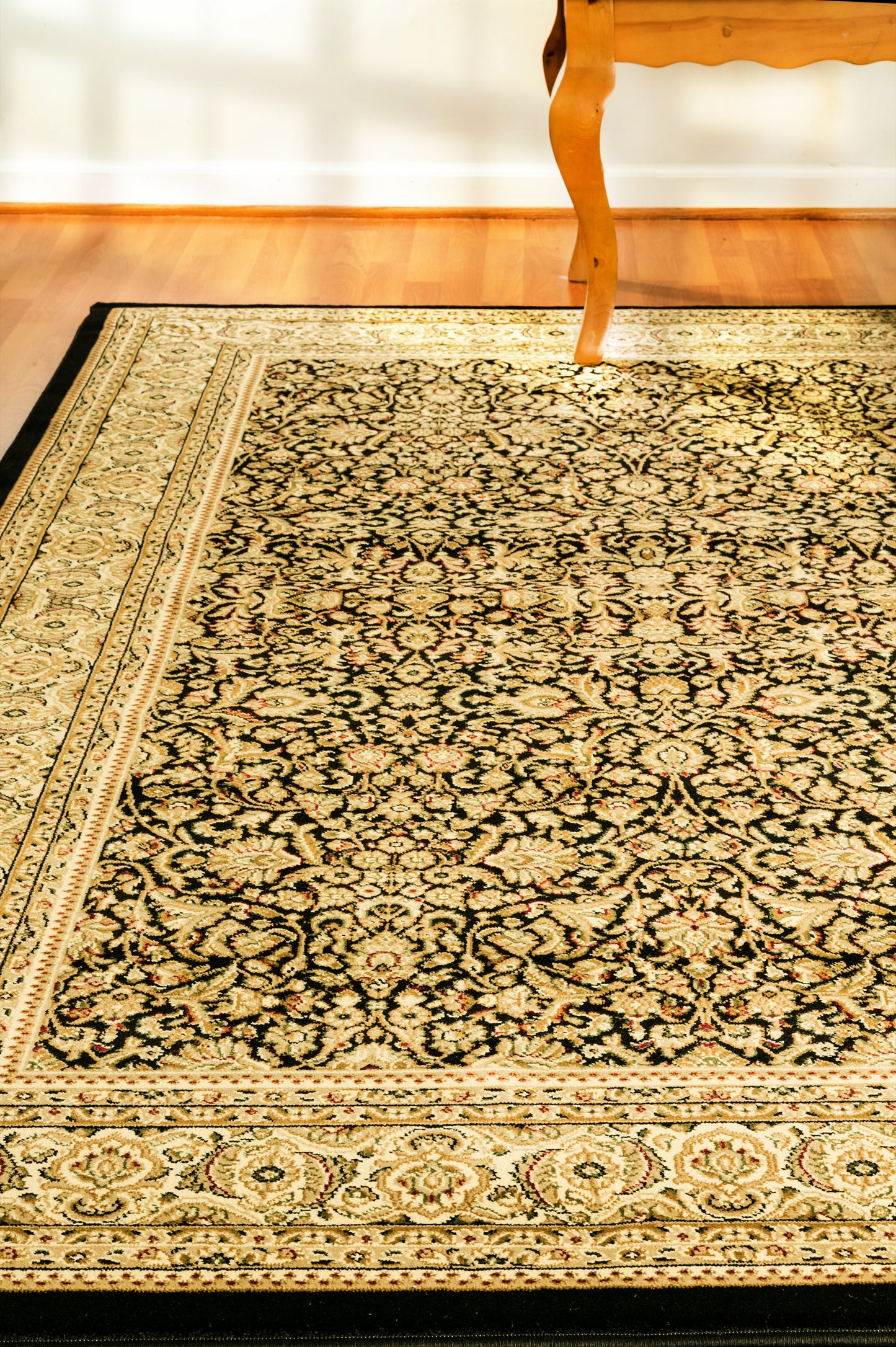 Legacy Traditional Black Classic Medium Pile Rug