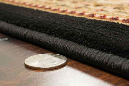 Legacy Traditional Black Classic Medium Pile Rug