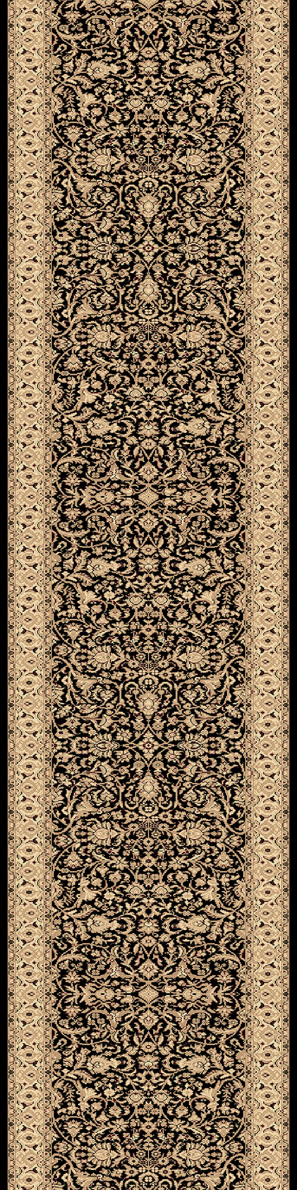 Legacy Traditional Black Classic Medium Pile Rug