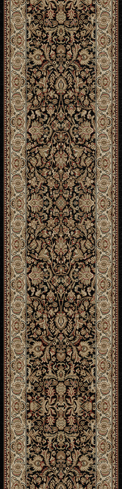 Legacy Traditional Black Classic Medium Pile Rug