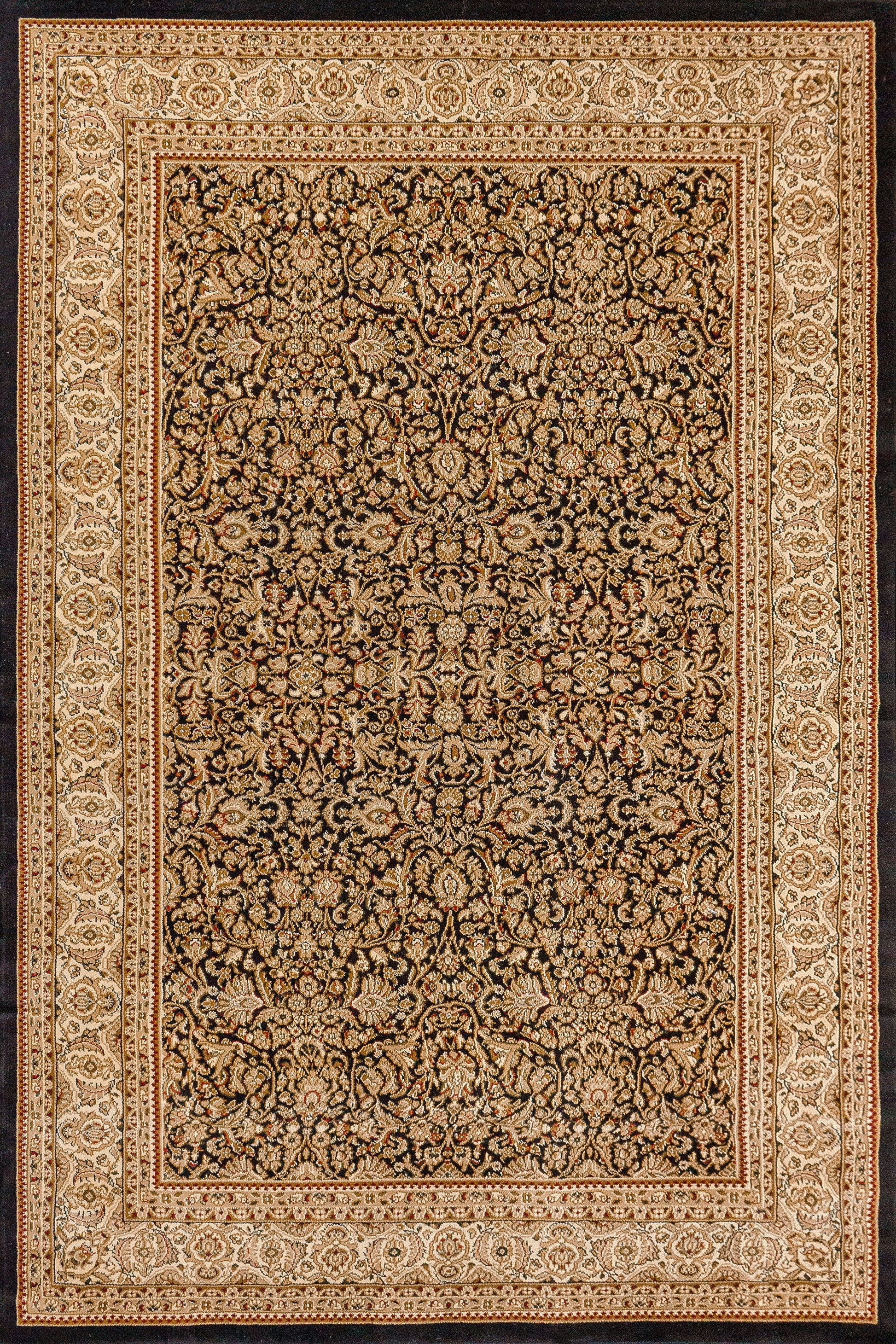 Legacy Traditional Black Classic Medium Pile Rug