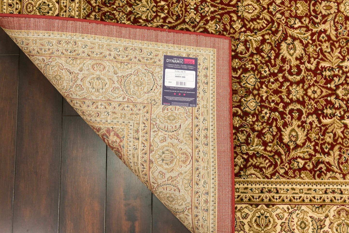 Legacy Traditional Red Classic Medium Pile Rug