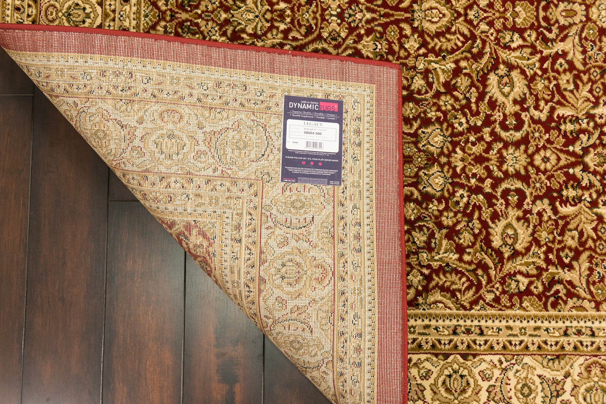 Legacy Traditional Red Classic Medium Pile Rug
