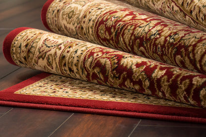 Legacy Traditional Red Classic Medium Pile Rug