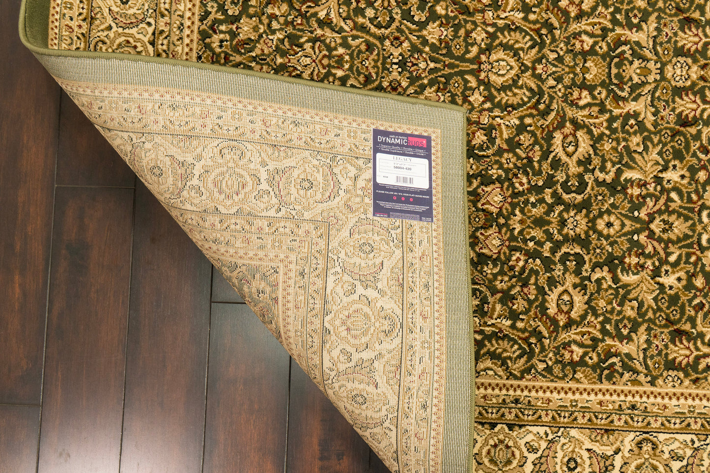 Legacy Traditional Green Classic Medium Pile Rug