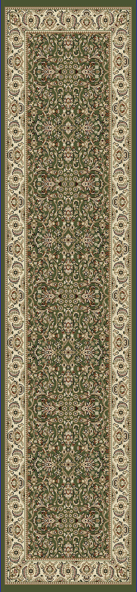 Legacy Traditional Green Classic Medium Pile Rug