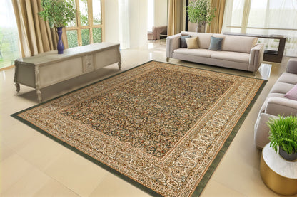 Legacy Traditional Green Classic Medium Pile Rug