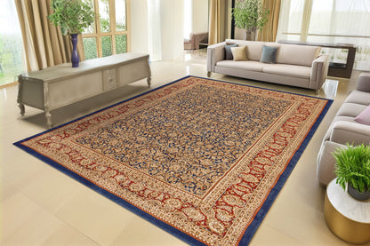 Legacy Traditional Navy Classic Medium Pile Rug