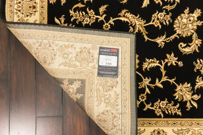 Legacy Traditional Black Classic Medium Pile Rug