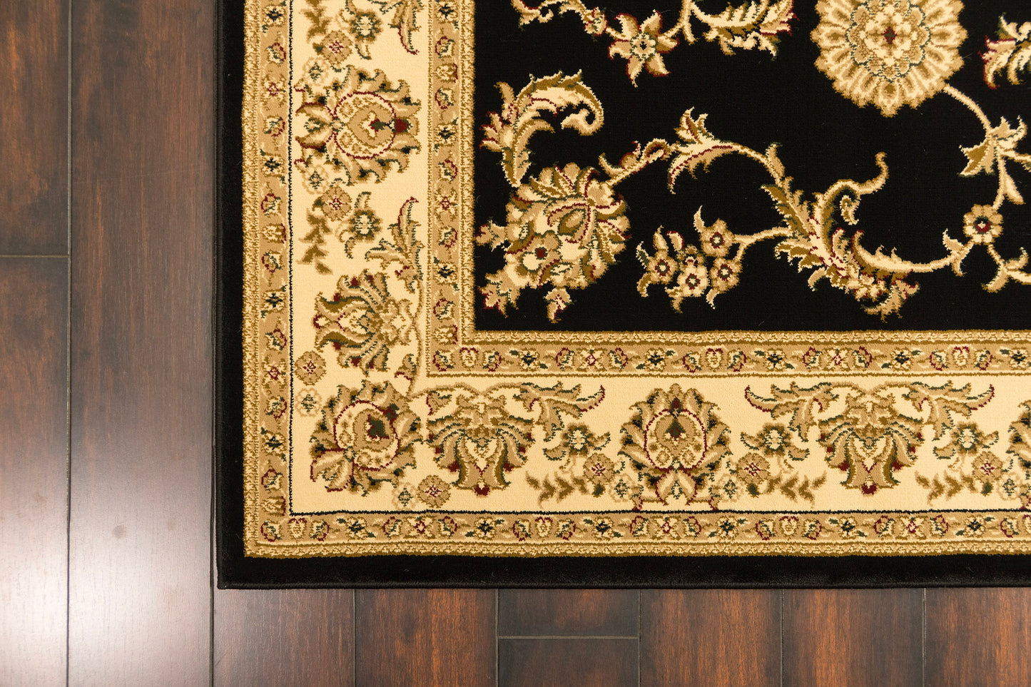 Legacy Traditional Black Classic Medium Pile Rug