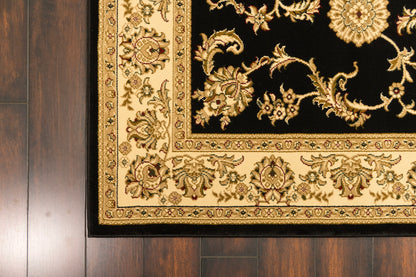 Legacy Traditional Black Classic Medium Pile Rug