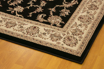 Legacy Traditional Black Classic Medium Pile Rug