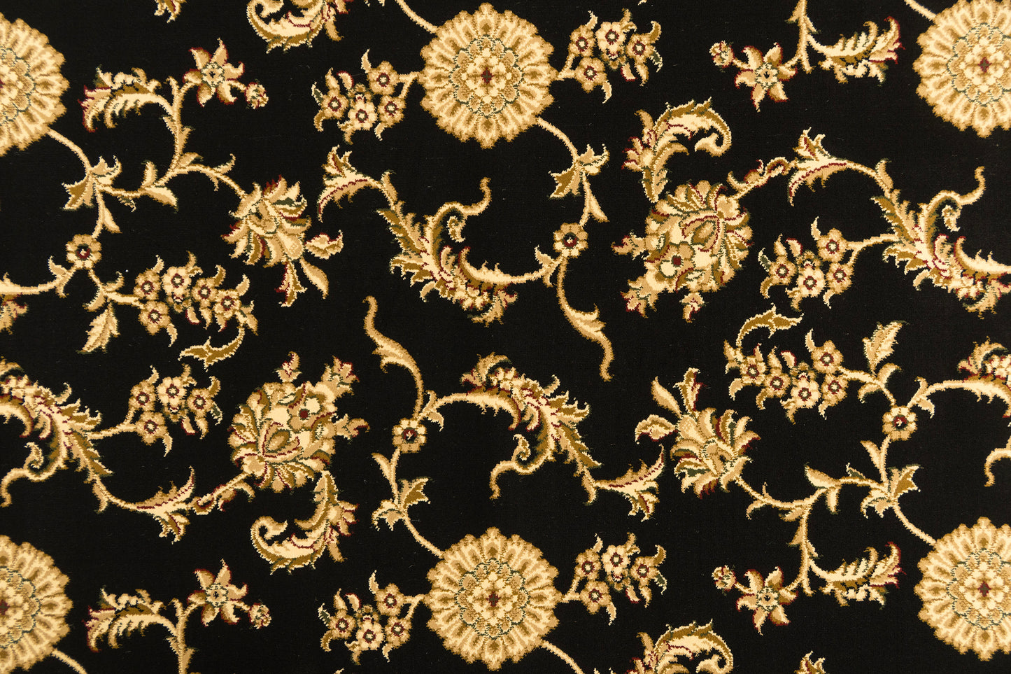 Legacy Traditional Black Classic Medium Pile Rug