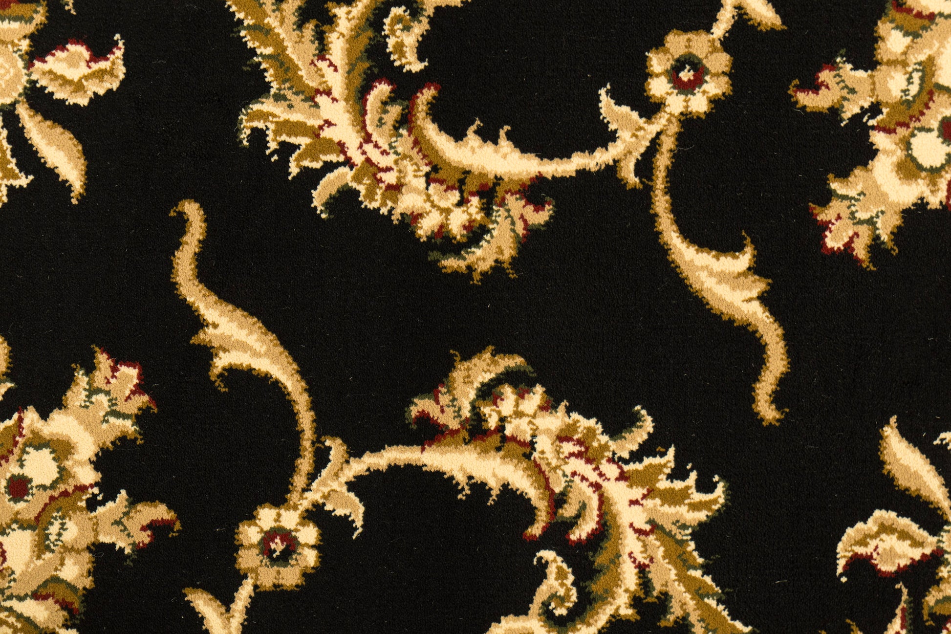 Legacy Traditional Black Classic Medium Pile Rug