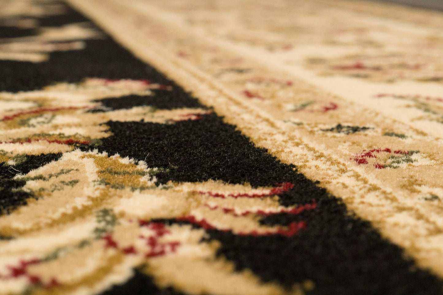 Legacy Traditional Black Classic Medium Pile Rug