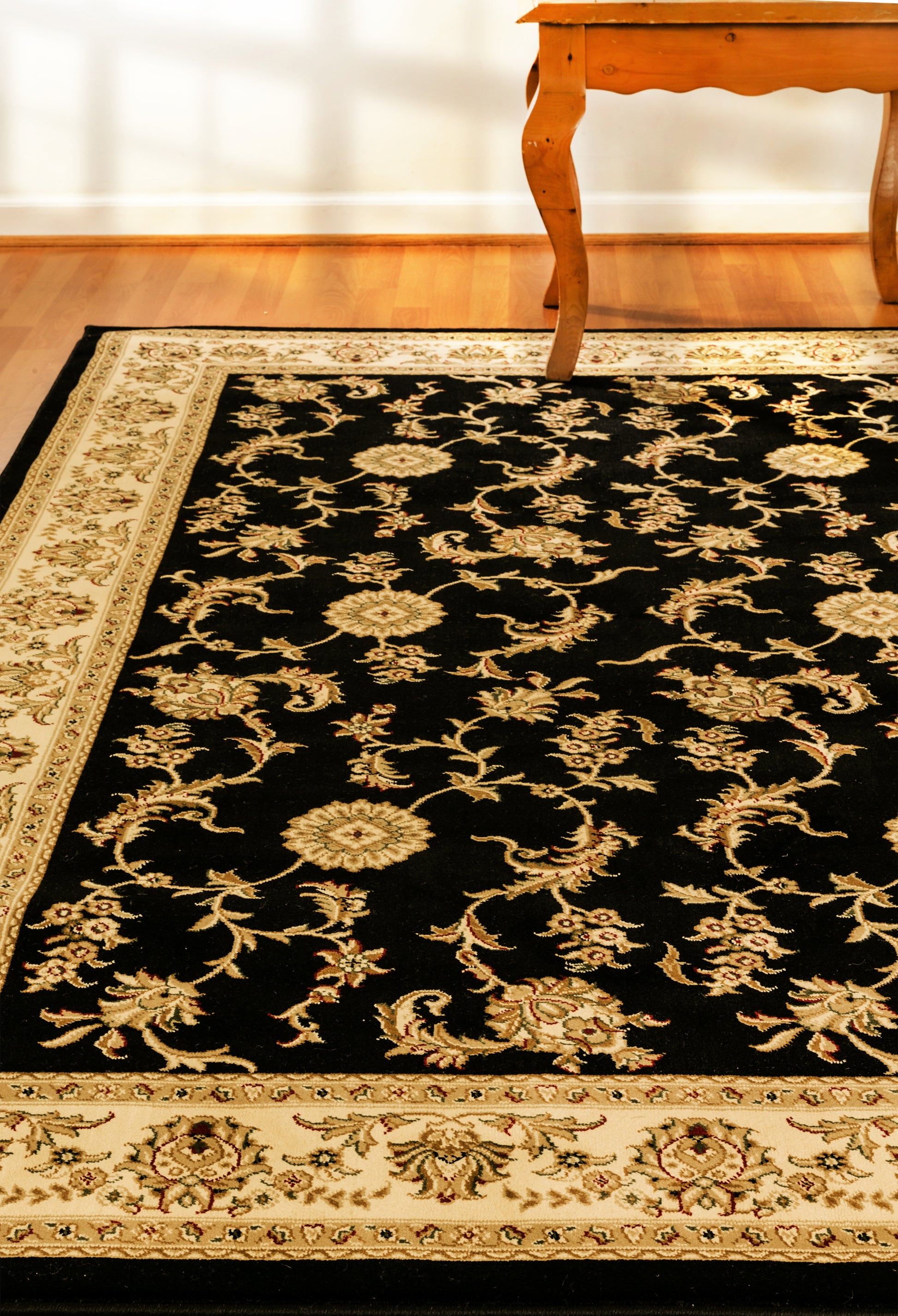 Legacy Traditional Black Classic Medium Pile Rug