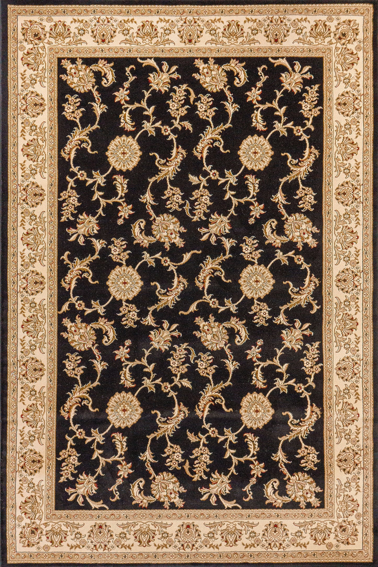 Legacy Traditional Black Classic Medium Pile Rug