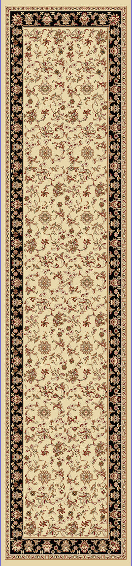 Legacy Traditional Ivory/Black Classic Medium Pile Rug