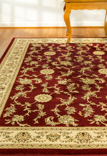 Legacy Traditional Red Classic Medium Pile Rug