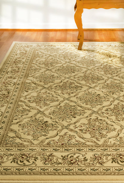 Legacy Traditional Ivory Classic Medium Pile Rug