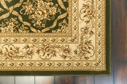 Legacy Traditional Green Classic Medium Pile Rug