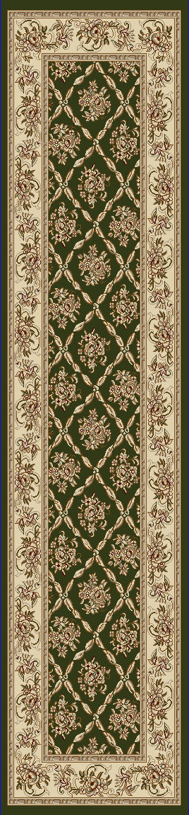 Legacy Traditional Green Classic Medium Pile Rug