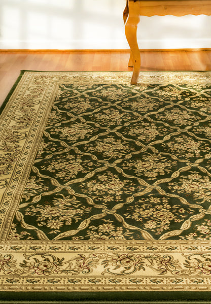 Legacy Traditional Green Classic Medium Pile Rug