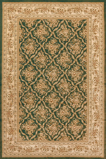 Legacy Traditional Green Classic Medium Pile Rug