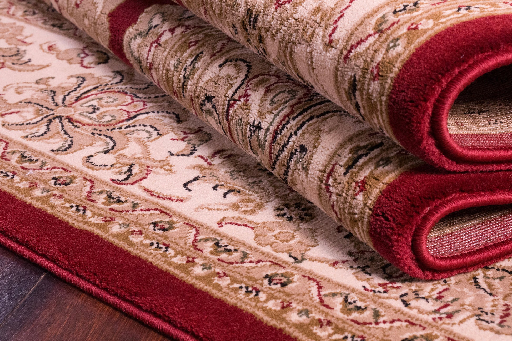Legacy Traditional Red Classic Medium Pile Rug