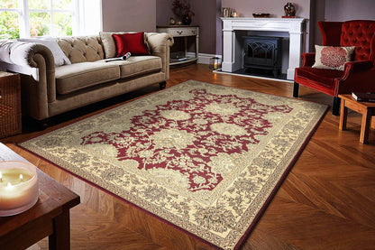 Legacy Traditional Red Classic Medium Pile Rug