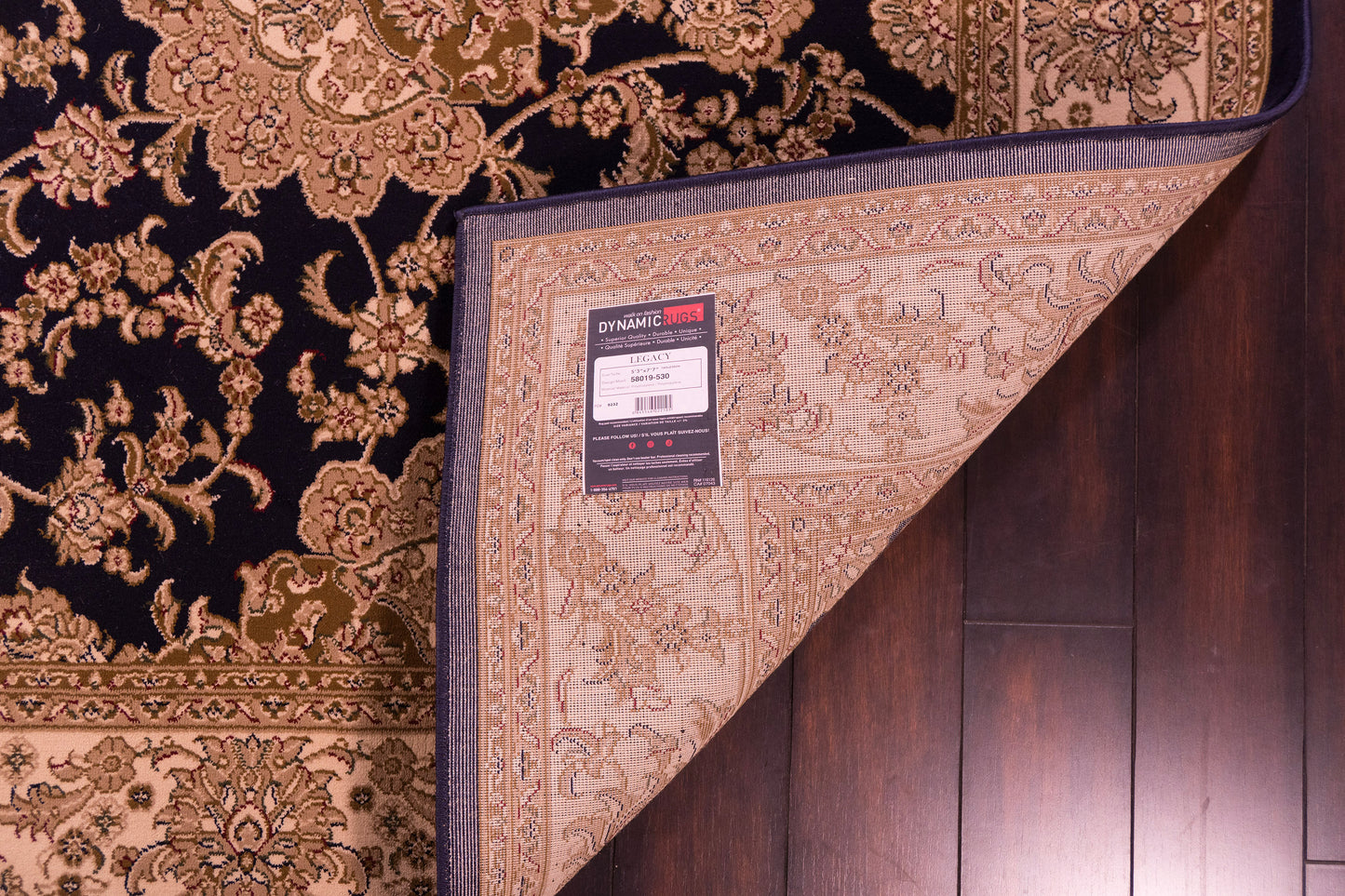 Legacy Traditional Navy Classic Medium Pile Rug