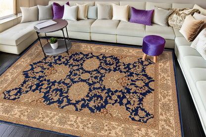 Legacy Traditional Navy Classic Medium Pile Rug