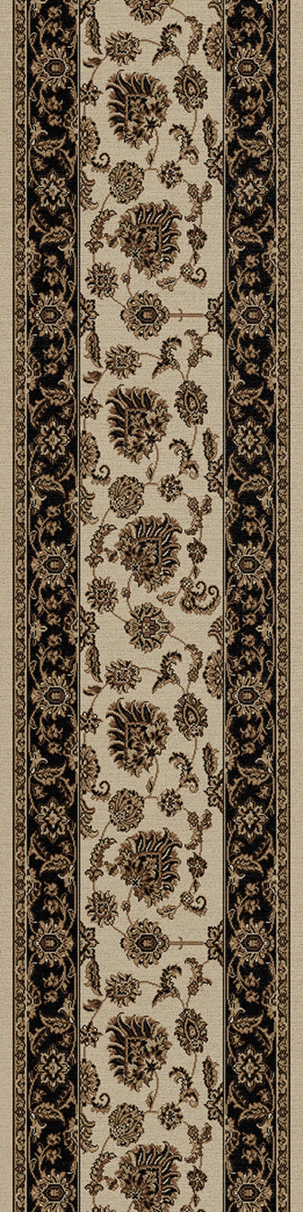 Legacy Traditional Cream/Brown Classic Medium Pile Rug