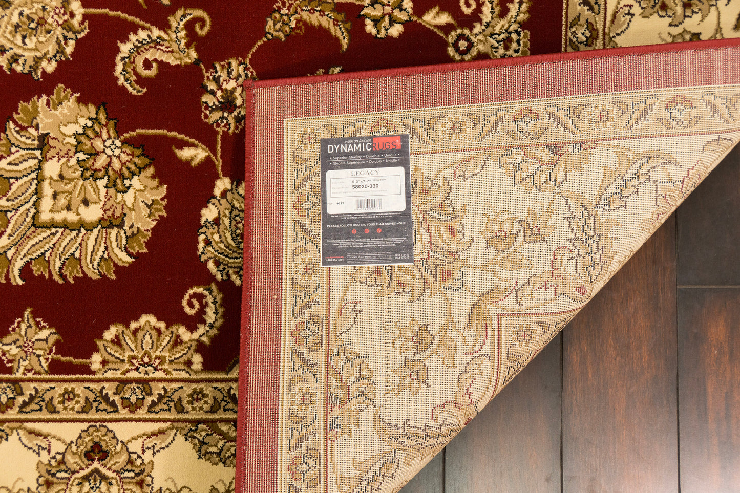 Legacy Traditional Red Classic Medium Pile Rug