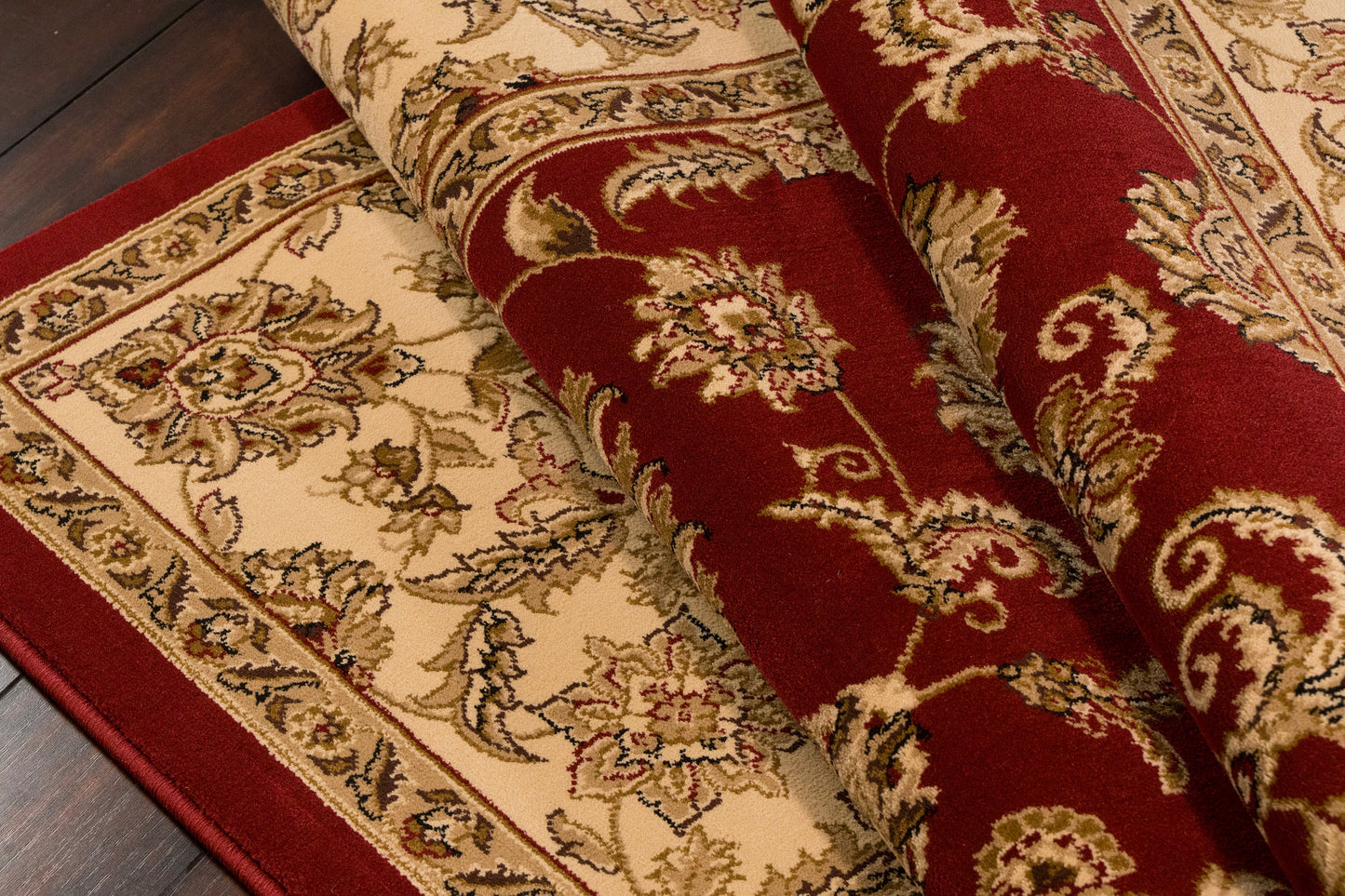 Legacy Traditional Red Classic Medium Pile Rug