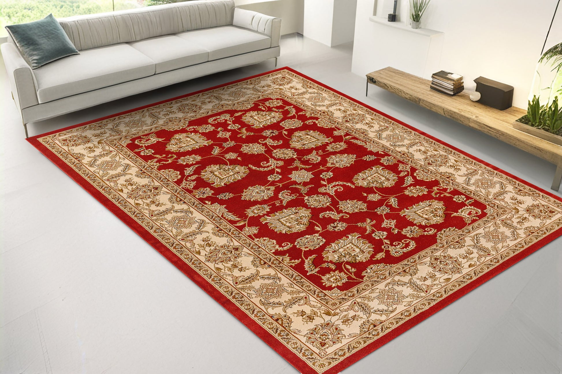 Legacy Traditional Red Classic Medium Pile Rug