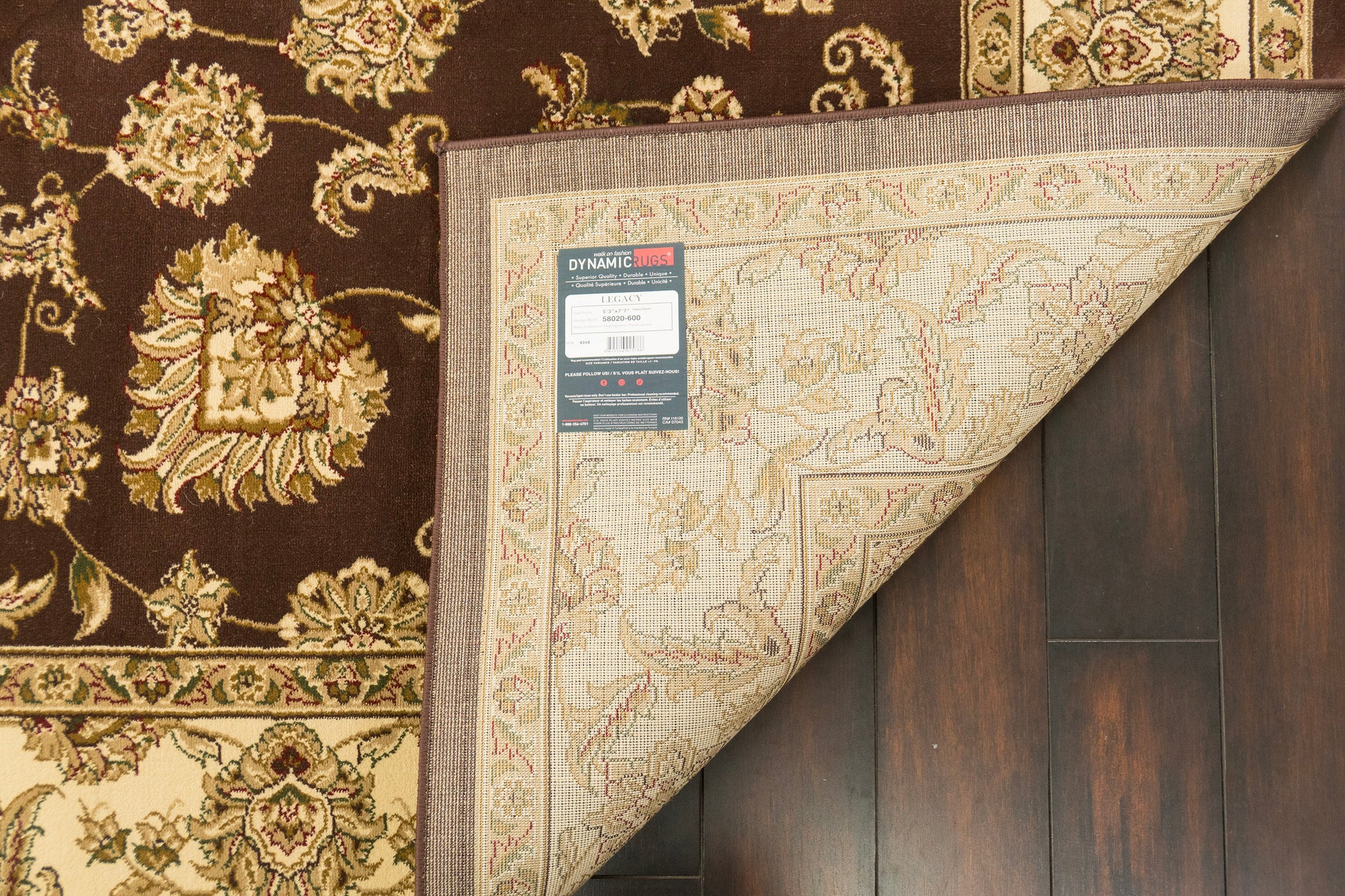 Legacy Traditional Brown Classic Medium Pile Rug