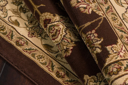 Legacy Traditional Brown Classic Medium Pile Rug