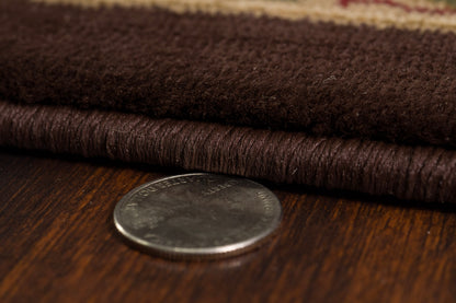 Legacy Traditional Brown Classic Medium Pile Rug