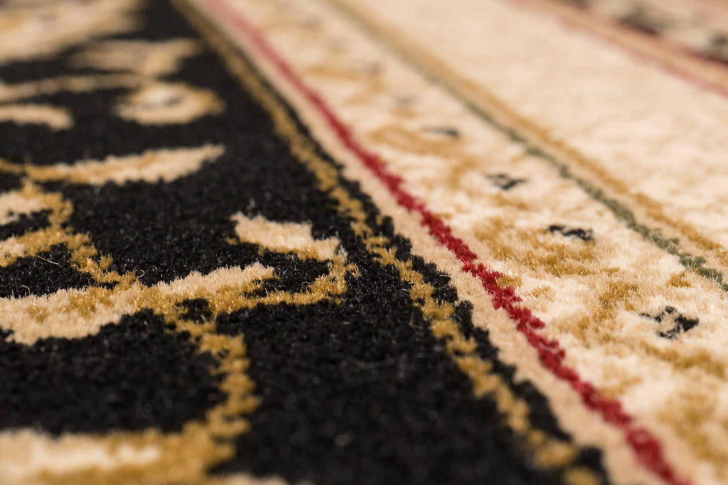 Legacy Traditional Black Classic Medium Pile Rug