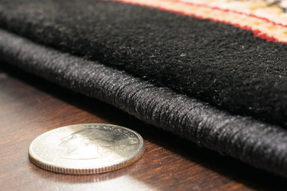 Legacy Traditional Black Classic Medium Pile Rug