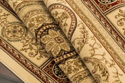 Legacy Traditional Ivory Classic Medium Pile Rug