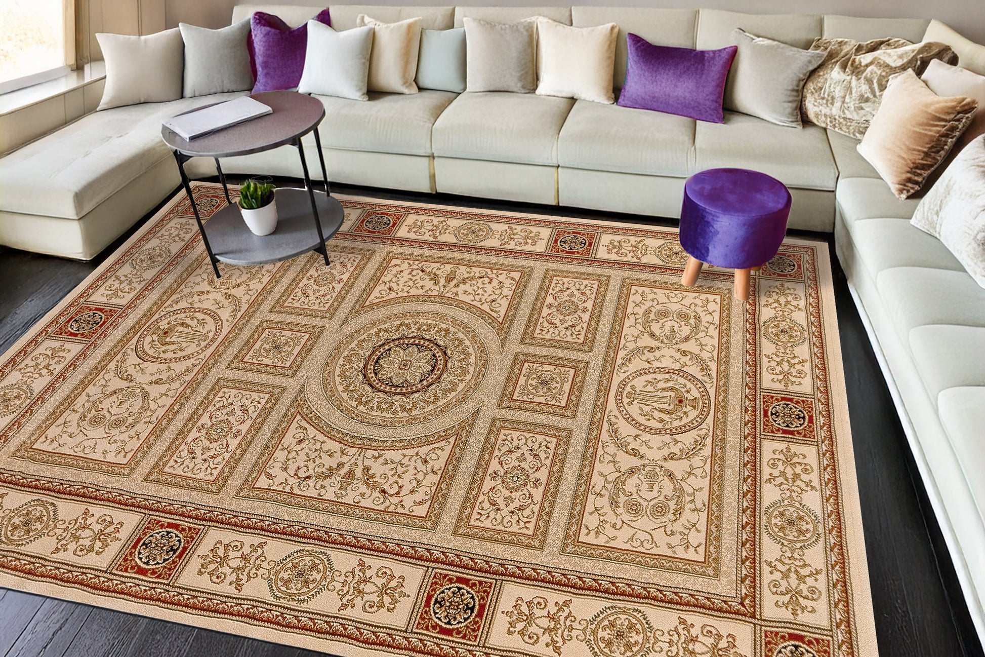 Legacy Traditional Ivory Classic Medium Pile Rug