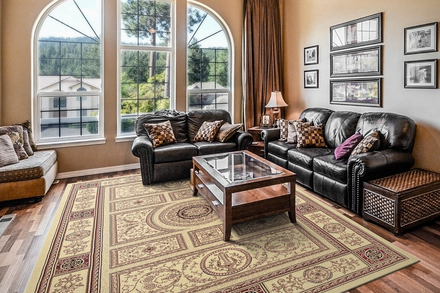 Legacy Traditional Ivory Classic Medium Pile Rug