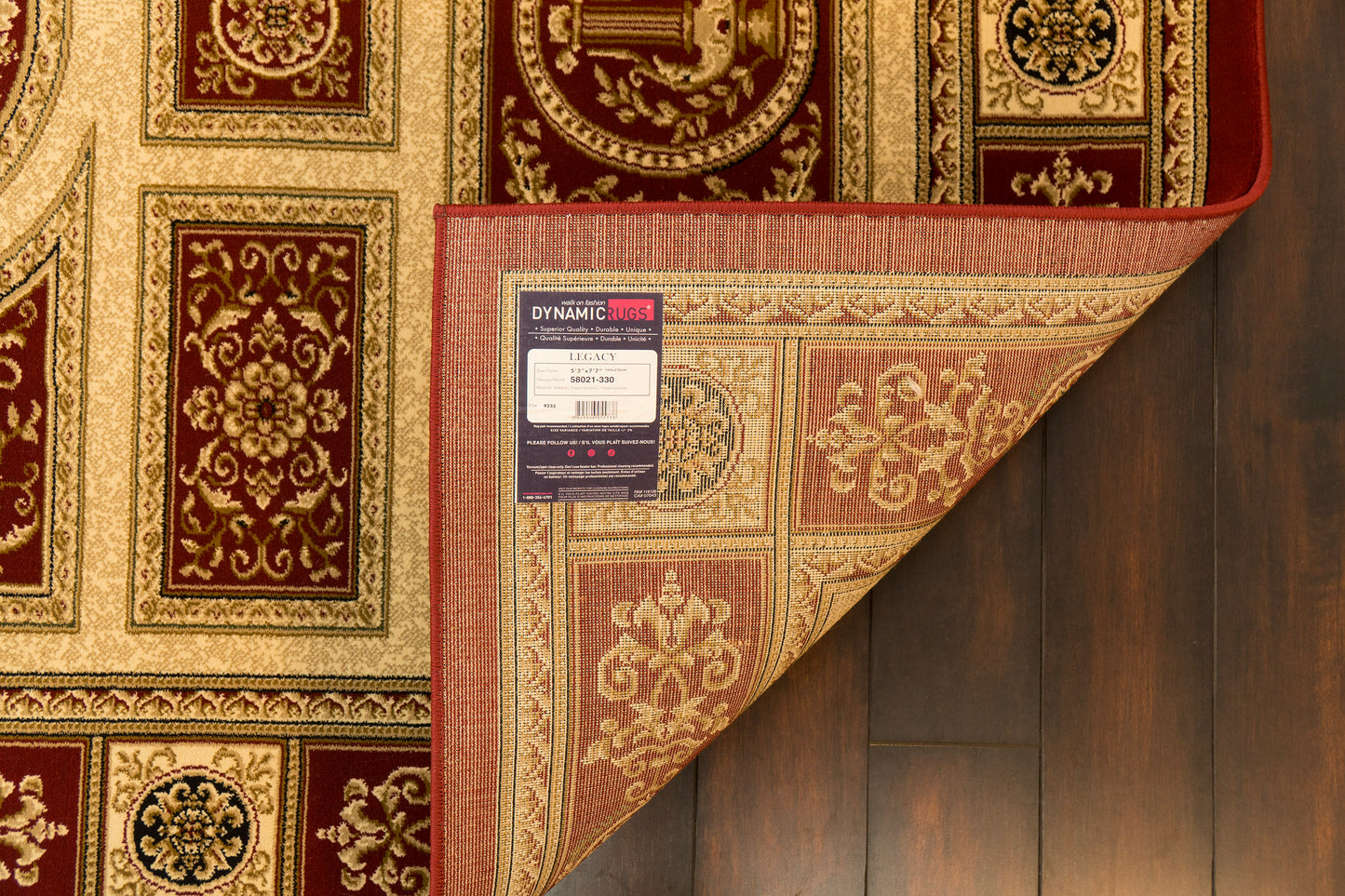 Legacy Traditional Red Classic Medium Pile Rug