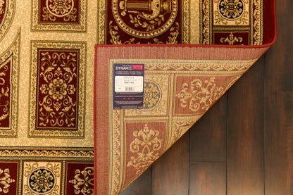 Legacy Traditional Red Classic Medium Pile Rug